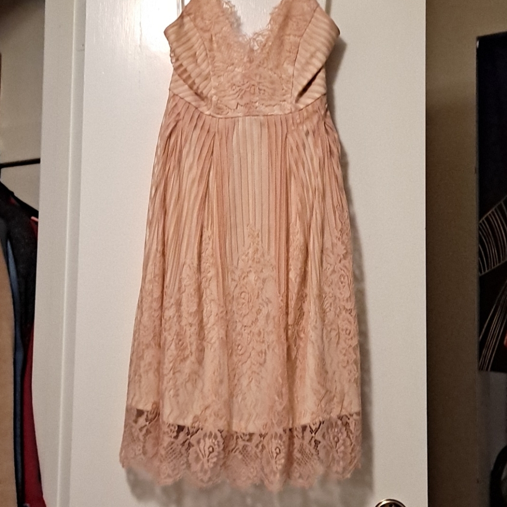 Rose gold dress